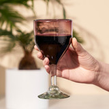 Rosado Stemmed Wine Glass Set by Twine Living Rosado Stemmed Wine Glass Set by Twine Living