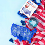 U Ice of A Ice Blue Silicone Cube Tray by TrueZoo U Ice of A Ice Blue Silicone Cube Tray by TrueZoo