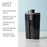 Easy-Fill Flask in Grey by HOST®