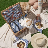 Newport Wicker Picnic Basket by Twine® Newport Wicker Picnic Basket by Twine®