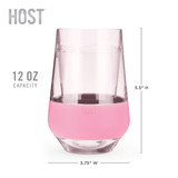Wine FREEZE XL (set of 2) in Blush Tint by HOST®