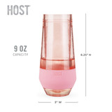 Champagne FREEZE™ in Blush Tint (set of 2) by HOST® Champagne FREEZE™ in Blush Tint (set of 2) by HOST®