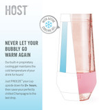 Champagne FREEZE™ in Blush Tint (set of 2) by HOST® Champagne FREEZE™ in Blush Tint (set of 2) by HOST®