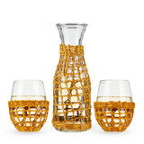Island Carafe & Stemless Wine Glass Set by Twine Living® Island Carafe & Stemless Wine Glass Set by Twine Living®