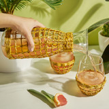 Island Carafe & Stemless Wine Glass Set by Twine Living® Island Carafe & Stemless Wine Glass Set by Twine Living®