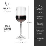 Reserve Inez Crystal Bordeaux Glasses by Viski