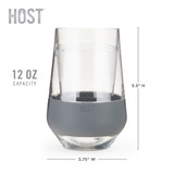Wine FREEZE XL Cup in Gray by HOST®