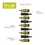 Align Wall-Mounted Wine Rack by True Align Wall-Mounted Wine Rack by True