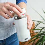 Stay-Chill Slim Can Cooler in Pearl White by HOST®