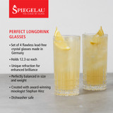Spiegelau 12.3 oz Perfect Longdrink glass (set of 4) Spiegelau 12.3 oz Perfect Longdrink glass (set of 4)