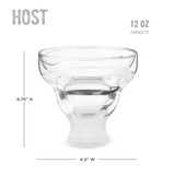 Glass FREEZE Margarita Glass (set of two) by HOST® Glass FREEZE Margarita Glass (set of two) by HOST®