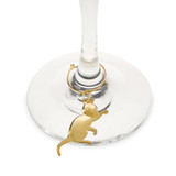 Gold Cat Wine Charms by Twine® Gold Cat Wine Charms by Twine®