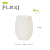 Flexi Clear Aerating Silicone Cups 2 Pack by True