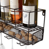 Wall Mounted Wire Wine Shelf and Cork Cage by True