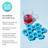 Snowflake Silicone Ice Cube Tray by TrueZoo Snowflake Silicone Ice Cube Tray by TrueZoo