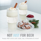 Beer FREEZE in Marble (set of 2) by HOST®
