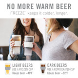 Beer FREEZE in Marble (set of 2) by HOST®