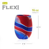 Flexi: Tie Dye Aerating Silicone Cups 2 Pack by True