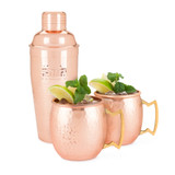 Hammered Copper Bar Set by Twine® Hammered Copper Bar Set by Twine®