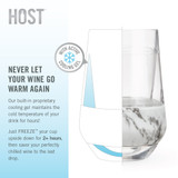 Wine FREEZE XL in Marble (set of 2) by HOST®