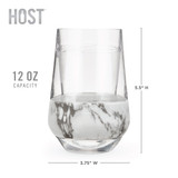 Wine FREEZE XL in Marble (set of 2) by HOST®
