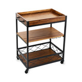 Modern Manor Bar Cart by Twine Living Modern Manor Bar Cart by Twine Living