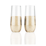 Stemless Champagne Flute Set