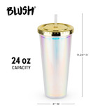 Iridescent Drink Tumbler by Blush®