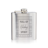 Full of Holiday Spirit Stainless Steel Flask Full of Holiday Spirit Stainless Steel Flask