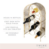 Trellis 14  Bottle Wine Rack by Twine Trellis 14  Bottle Wine Rack by Twine