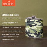 Camouflage Flask by Foster & Rye
