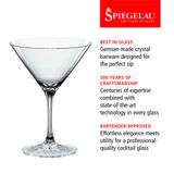 Spiegelau 5.8 oz Perfect Cocktail glass (set of 4) Spiegelau 5.8 oz Perfect Cocktail glass (set of 4)