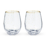 Starlight Stemless Wine Glass Set by Twine® Starlight Stemless Wine Glass Set by Twine®