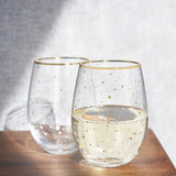 Starlight Stemless Wine Glass Set by Twine® Starlight Stemless Wine Glass Set by Twine®