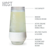 Champagne FREEZE in Glitter Set (set of 4) by HOST®