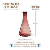 Rosado Recycled Wine Decanter by Twine Living Rosado Recycled Wine Decanter by Twine Living