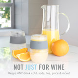Wine FREEZE in Marble (set of 2) By Host