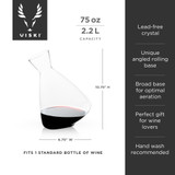 Rolling Crystal Wine Decanter by Viski®