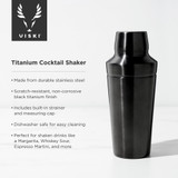 Titanium Cocktail Shaker by Viski