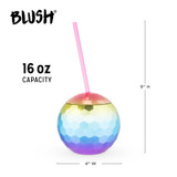 Rainbow Disco Ball Tumbler by Blush®