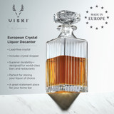 Reserve Milo Crystal Liquor Decanter By Viski