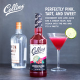 Collins - Cosmopolitan Cocktail Mix 32oz./946ML - chicken pieces