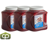 J. Hungerford Smith 3.35 kg (118 oz.) Delightful Sliced Strawberry Dessert Topping-Chicken Pieces