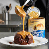 J. Hungerford Smith Caramel Fudge Topping - 56 lb. (25.40 kg)-Chicken Pieces