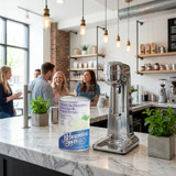 J. Hungerford Smith Creme De Menthe Fountain & Milkshake Syrup - 27 lbs (12.25 kg)-Chicken Pieces