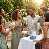 J. Hungerford Smith Creme De Menthe Fountain & Milkshake Syrup - 27 lbs (12.25 kg)-Chicken Pieces