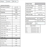 J. Hungerford Smith Birthday Cake Confetti Cone Shell Coating - 23 lbs (10.43 kg)-Chicken Pieces