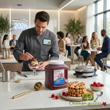 J. Hungerford Smith Cherry Dessert Topping 115 oz. (3.4 Liters)-Chicken Pieces