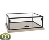 Cal-Mil Elegant Gray-Washed Pine Aspen 20" x 15" x 8 Presentation Case-Chicken Pieces