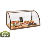 Cal-Mil 36" x 19 1/2" x 17 1/4" Sierra Arched Sliding Door Bakery Display Case-Chicken Pieces